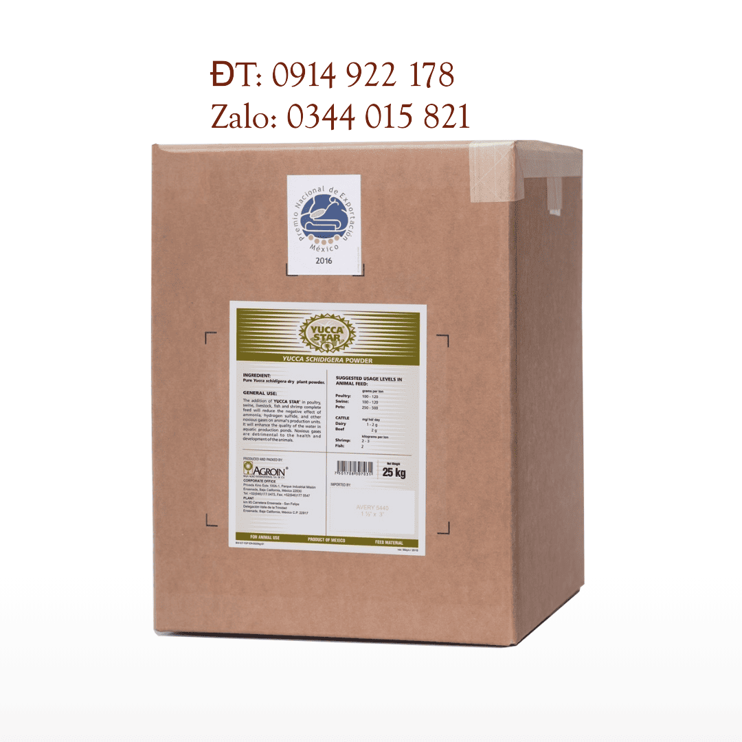 Yucca Bột, Yucca nước, nguyên liệu Mexico, hấp thu khí độc, khử mùi hôi chuồng t